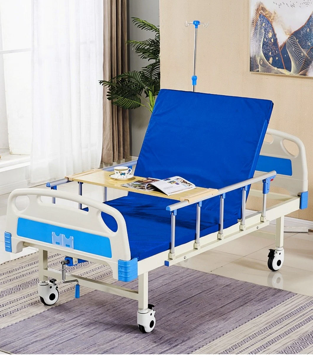 Manual Medical Bed Mattress Firm Hospital Bed for Home