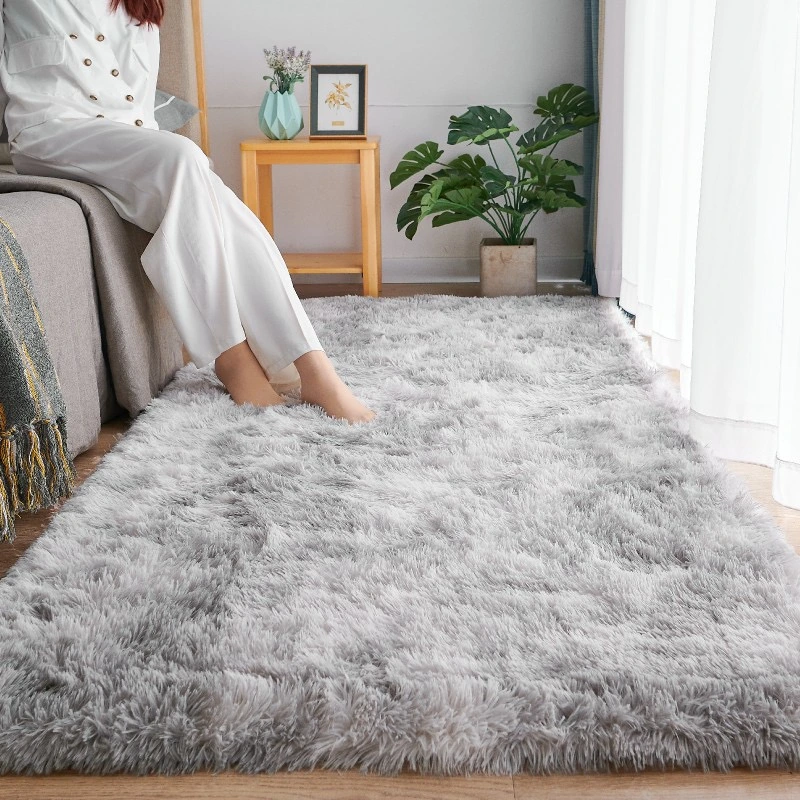 Luxury Shaggy Carpet Furry Floor Mat Home PV Velvet Decorative Living Room Baby Room Soft Fuzzy Rug