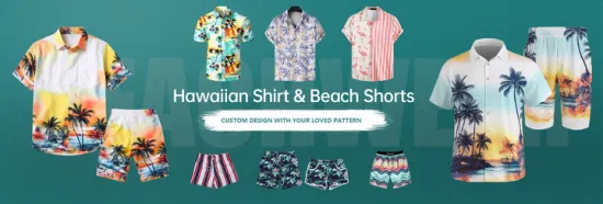 2023 Летняя горячая распродажа, удобная летняя пляжная гавайская рубашка с низким минимальным объемом заказа с принтом на заказ